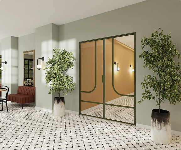 drzwi podwójne loftowe