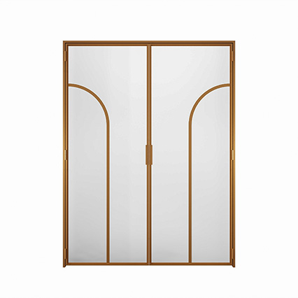 drzwi loftowe brązowe